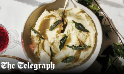 Parsnip and potato mash with sage and brown butter