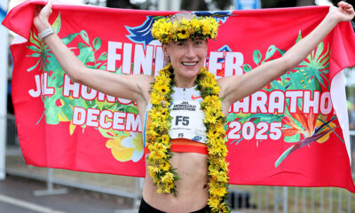 Calli Hauger-Thackery wins at rainy JAL Honolulu Marathon