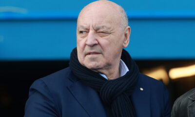 PISA, ITALY - NOVEMBER 30: Giuseppe Marotta of FC Internazionale looks on prior to the Serie A match between Pisa SC and FC Internazionale at Arena Garibaldi on November 30, 2025 in Pisa, Italy. (Photo by Gabriele Maltinti/Getty Images)