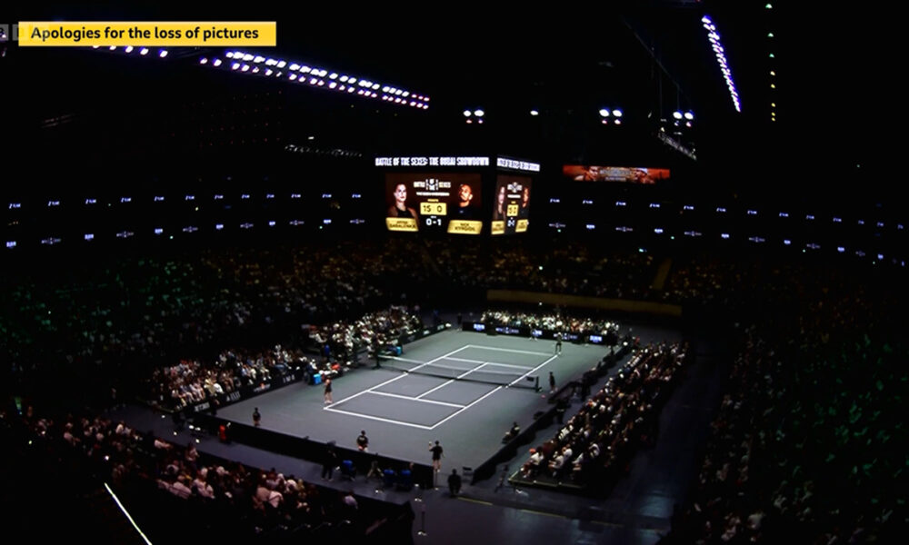 BBC forced to apologise multiple times after technical issues plague 'Battle of the Sexes' as fans slam 'complete farce'