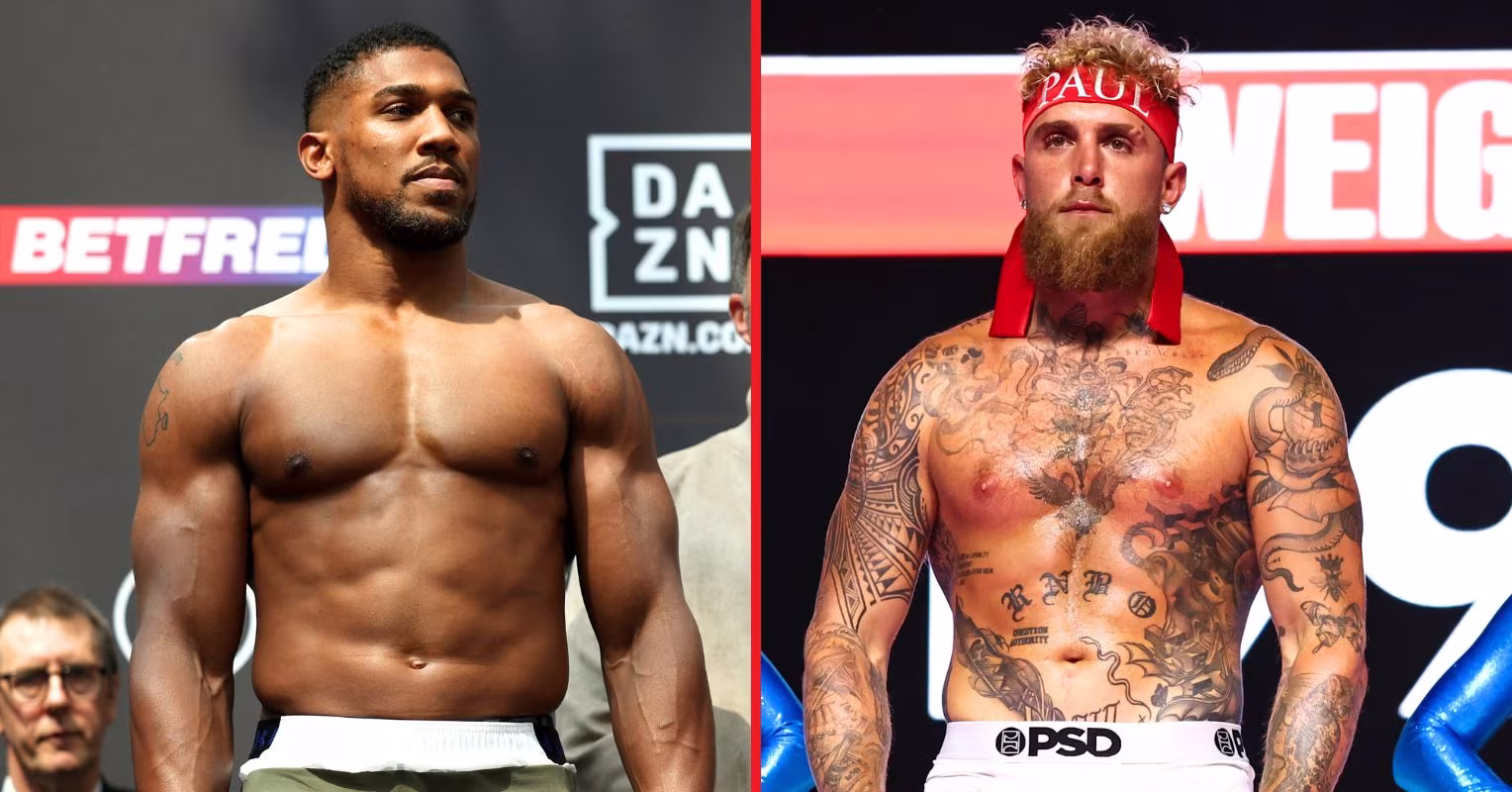 Anthony Joshua reveals how much he weighs two weeks out from facing Jake Paul at 245lbs limit
