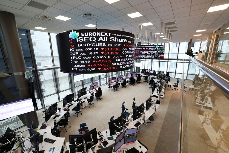 Stocks mixed, with Oracle adding to AI jitters; dollar, US yields decline on Fed views