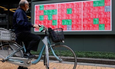 Stocks slide as investors on edge ahead of data, central bank meetings