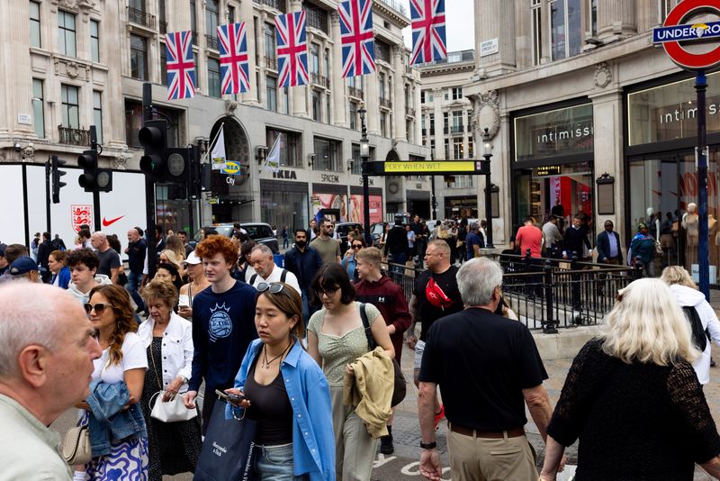 UK consumer sentiment rises to joint-highest of year, GfK says