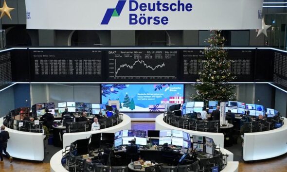 European shares slip as investors navigate Holiday-shortened week