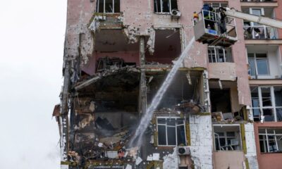 Russian drones, missiles pound Ukraine ahead of Zelenskiy-Trump meeting