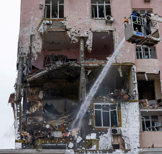 Russian drones, missiles pound Ukraine ahead of Zelenskiy-Trump meeting