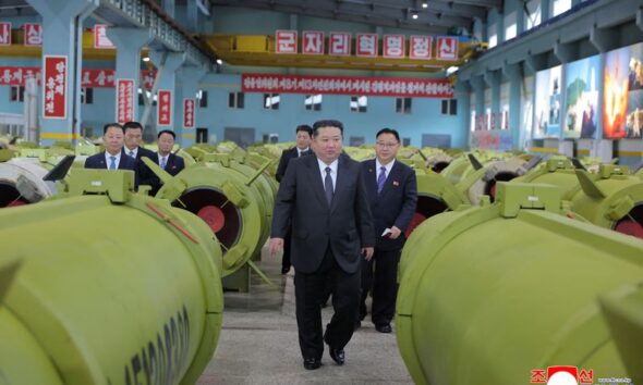 North Korea’s Kim Jong Un oversees long-range strategic cruise missile launching drill, KCNA says