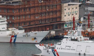 Taiwan stays on high alert as Chinese ships pull back after massive drills