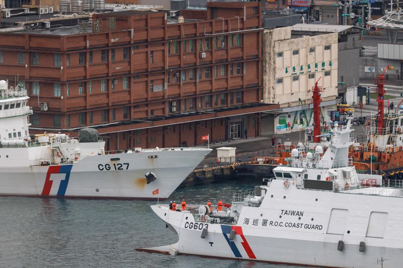 Taiwan stays on high alert as Chinese ships pull back after massive drills