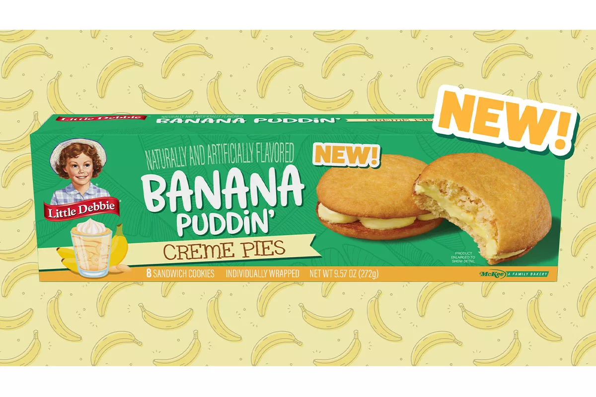 Mckee introduces Little Debbies pie-flavored sandwich cookies