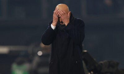 PISA, ITALY - DECEMBER 27: Head coach Luciano Spalletti manager of Juventus FC reacts during the Serie A match between Pisa SC and Juventus FC at Arena Garibaldi on December 27, 2025 in Pisa, Italy. (Photo by Gabriele Maltinti/Getty Images)