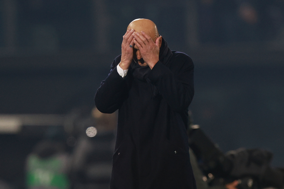 PISA, ITALY - DECEMBER 27: Head coach Luciano Spalletti manager of Juventus FC reacts during the Serie A match between Pisa SC and Juventus FC at Arena Garibaldi on December 27, 2025 in Pisa, Italy. (Photo by Gabriele Maltinti/Getty Images)