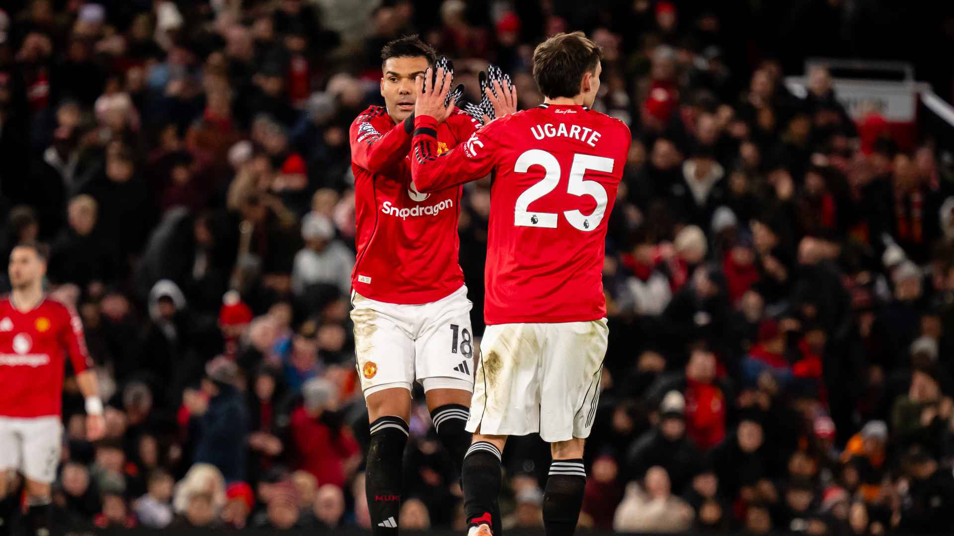 Bruno Fernandes leads praise for Manuel Ugarte after performance v Newcastle