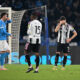 NAPLES, ITALY - DECEMBER 07: Manuel Locatelli of Juventus looks dejected following defeat in the Serie A match between SSC Napoli and Juventus FC at Stadio Diego Armando Maradona on December 07, 2025 in Naples, Italy. (Photo by Francesco Pecoraro/Getty Images)