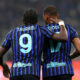 MILAN, ITALY - DECEMBER 03: Andy Diouf of FC Internazionale Milano celebrates scoring his team