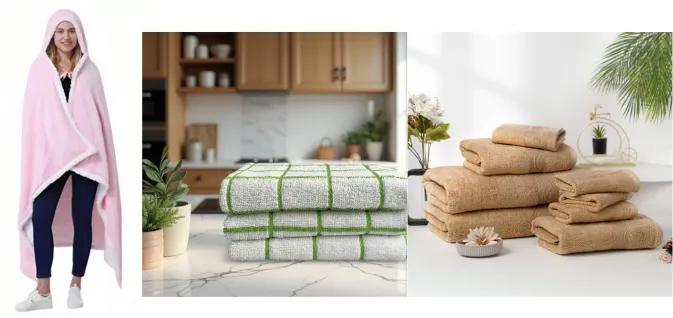 Massive Savings in the Towel Shop Cotton towels and blankets Winter Sale