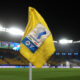 RIYADH, SAUDI ARABIA - DECEMBER 22: A detailed view of a corner flag inside the stadium prior to the Supercoppa Italiana Final between SSC Napoli and Bologna FC 1909 at King Saud University Stadium on December 22, 2025 in Riyadh, Saudi Arabia. (Photo by Yasser Bakhsh/Getty Images)