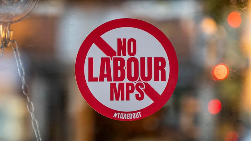 Hair salons ban Labour MPs amid growing anger over business rates and tax rises