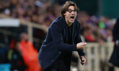 FLORENCE, ITALY - NOVEMBER 22: Head coach Paolo Vanoli manager of ACF Fiorentina reacts during the Serie A match between ACF Fiorentina and Juventus FC at Artemio Franchi on November 22, 2025 in Florence, Italy. (Photo by Gabriele Maltinti/Getty Images)
