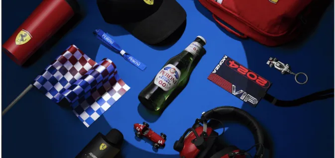 Peroni Nastro Azzurro 0.0% X Ferrari