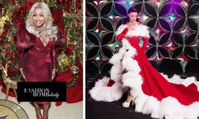 Real Housewives Christmas Fashion: Phaedra Parks Poses in a Red Zhivago Sequins Dress and Bronwyn Newport Celebrates in a Red Christian Siriano Gown