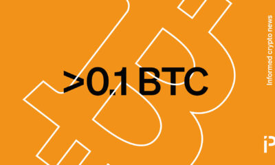 The number of BTC wallets holding more than 0.1 BTC hasn't grown in two years