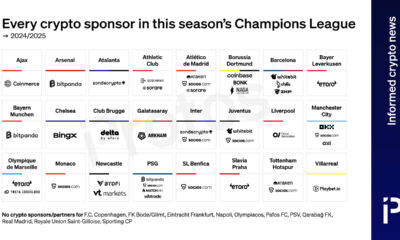 Every crypto sponsor for the 2025/26 Champions League