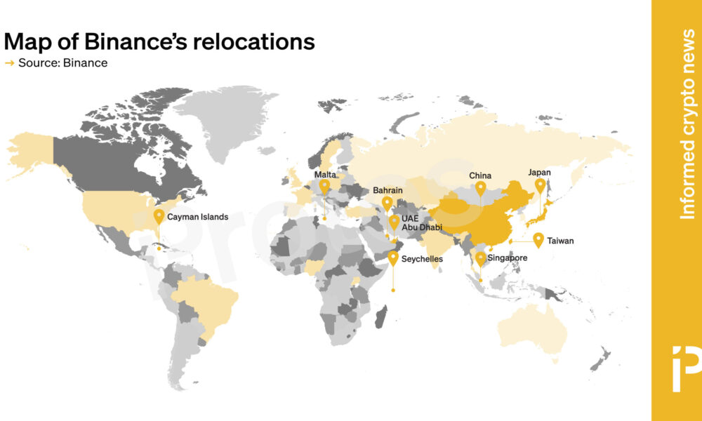 Mapping Binance's globe-trotting empire