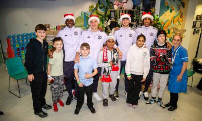 Man Utd players visit local hospitals to spread festive cheer over Christmas