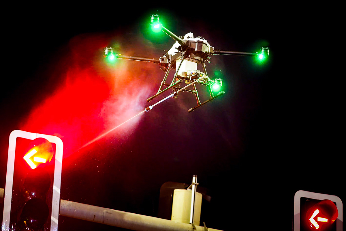 RTA launches drone traffic light cleaning