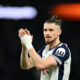 LONDON, ENGLAND - OCTOBER 24: Radu Dragusin of Tottenham Hotspur applauds the fans after the team