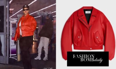 Rihanna Was Spotted Grocery Shopping in a $7,400 Celine Poppy Jacket