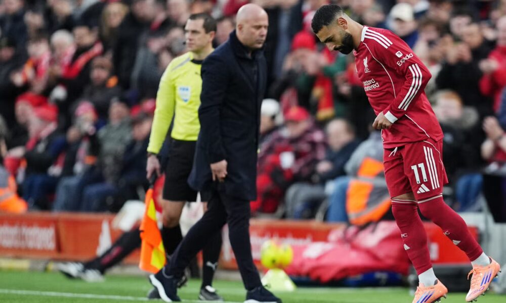 Liverpool v Brighton live: Premier League latest score and updates as Mohamed Salah comes off the bench and Hugo Ekitike strikes inside first minute