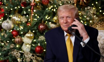 Trump’s Christmas Eve calls with children asking about Santa’s whereabouts are steeped in partisan politics