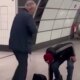 Moment busker playing the tin whistle has cash snatched at Tube station by thief | News UK
