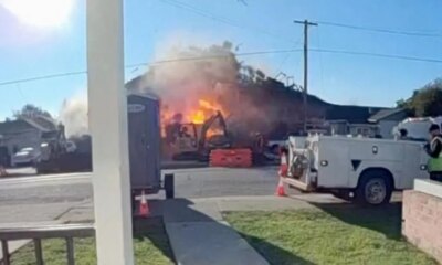 House blown to pieces after gas line ruptures and triggers huge explosion | News US