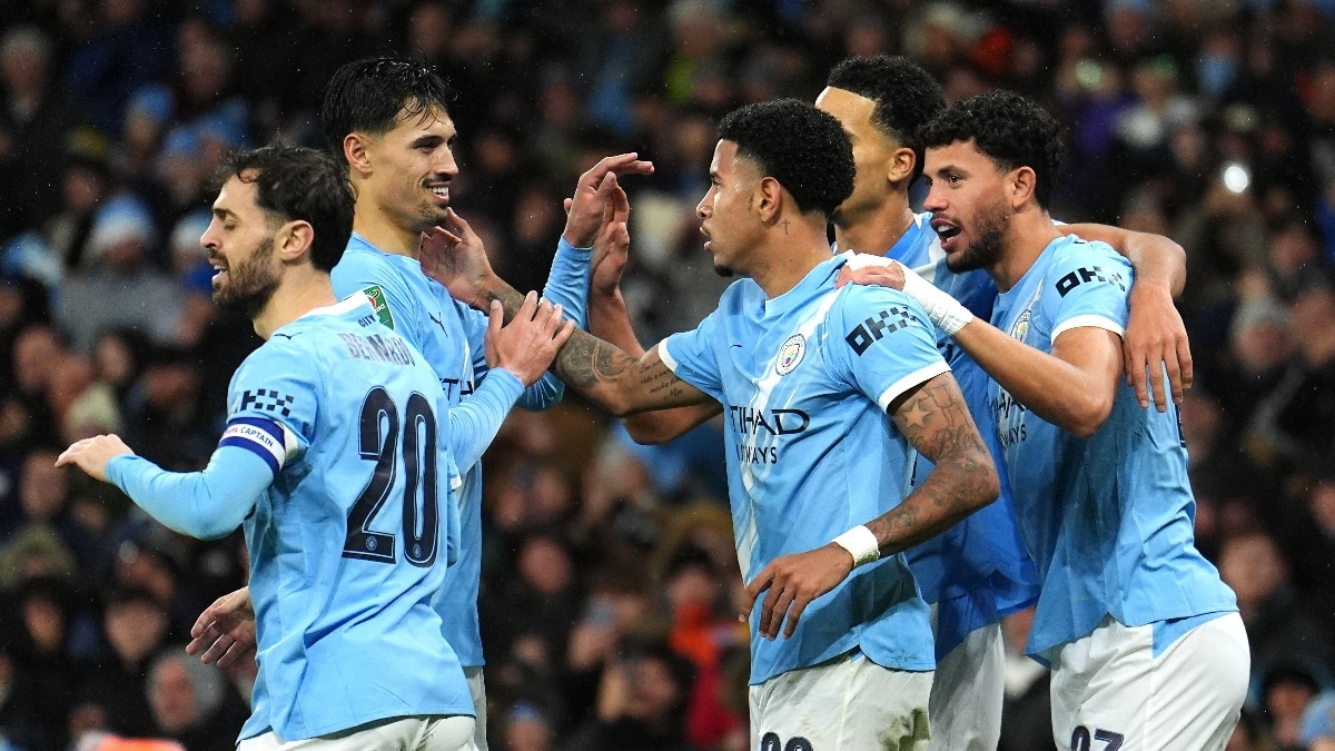Report, result and goals as Cherki stunner helps City reach Carabao Cup semi-finals