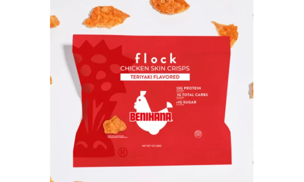 Benihana, Flock Foods launch chicken skin crisps