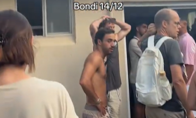 Bondi heroes hid beach goers in their homes as lifeguard saved tourist from drowning while shots rang out during attack