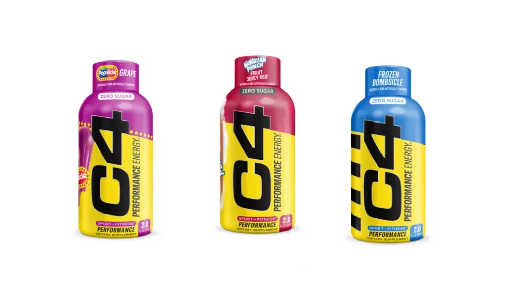 C4 unveils energy shots