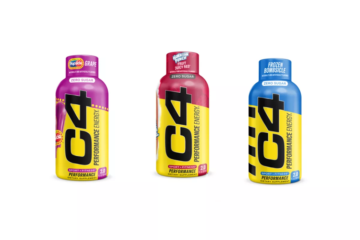 C4 unveils energy shots