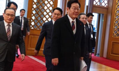 South Korean President Lee returns to presidential palace avoided by predecessor