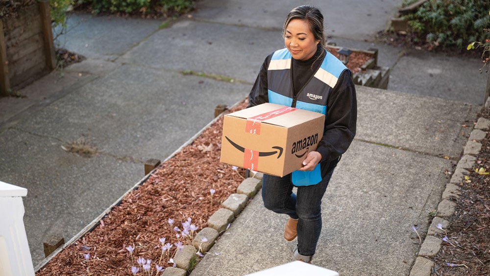 Amazon Stock Gains, Instacart Falls On Amazon Now 'Ultra-Fast' Delivery Plan