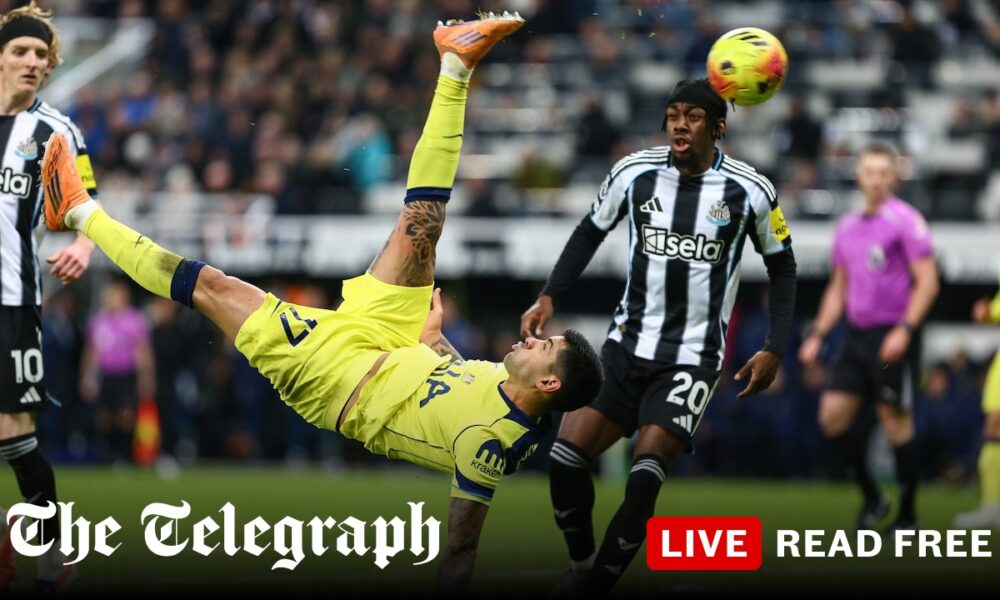 Romero earns Spurs draw at Newcastle with 95th-minute overhead kick
