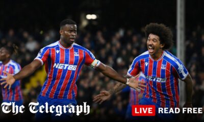 Crystal Palace into Champions League places as Guehi snatches late winner at Fulham