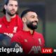 Mohamed Salah trains with Liverpool but is not expected to travel to Milan