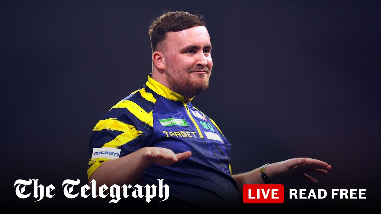 Luke Littler made to work for first-round victory in World Darts Championship