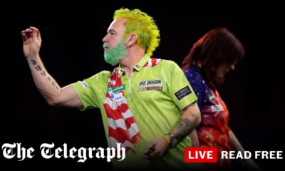 Trans player Van Leuven suffers straight sets defeat at World Darts Championship