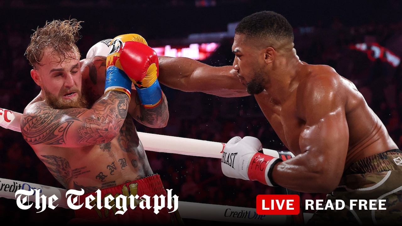 Anthony Joshua knocks out Jake Paul but takes six rounds to do it